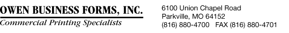 6100 Union Chapel Road, Parkville, MO 64152  Tel (816) 880-4700